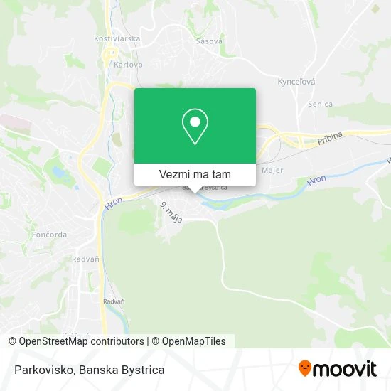 Parkovisko mapa