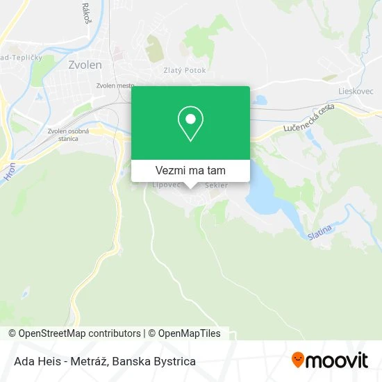 Ada Heis - Metráž mapa