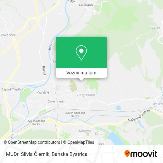 MUDr. Silvia Čiernik mapa