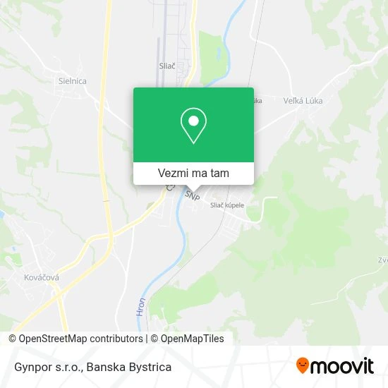 Gynpor s.r.o. mapa