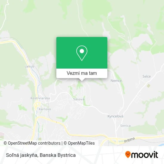 Soľná jaskyňa mapa
