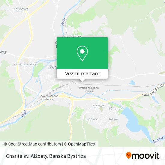Charita sv. Alžbety mapa