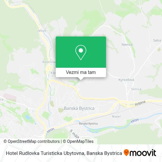 Hotel Rudlovka Turisticka Ubytovna mapa