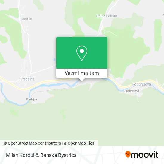 Milan Kordulič mapa