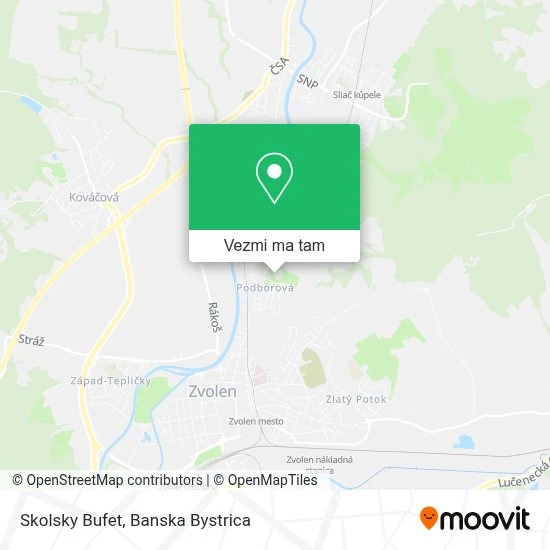 Skolsky Bufet mapa