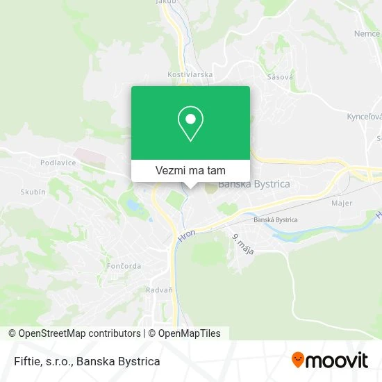Fiftie, s.r.o. mapa