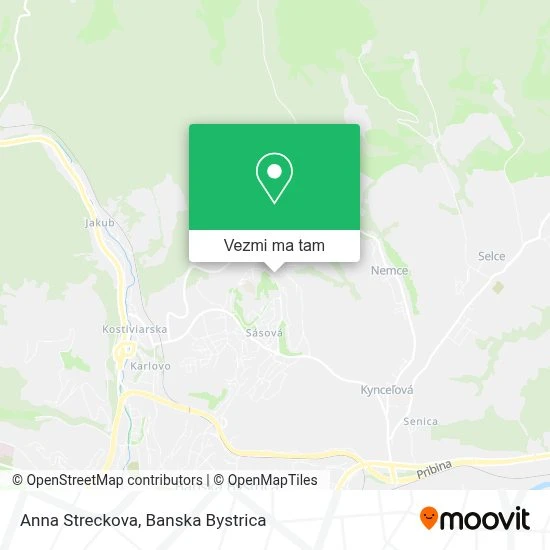 Anna Streckova mapa