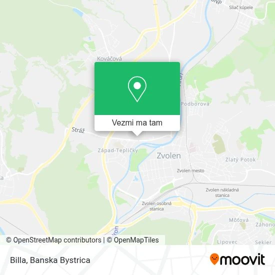 Billa mapa