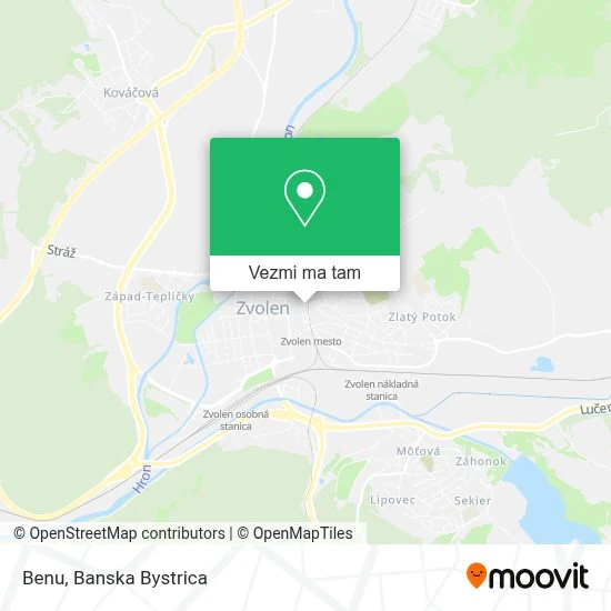 Benu mapa
