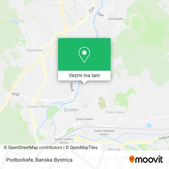Podborkafe mapa