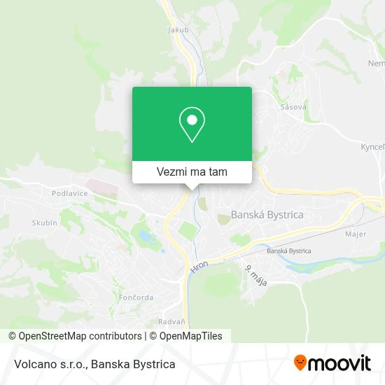Volcano s.r.o. mapa