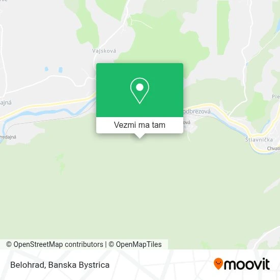 Belohrad mapa