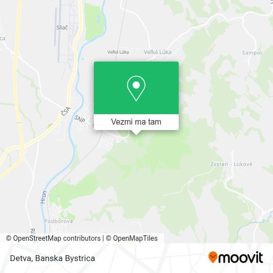 Detva mapa