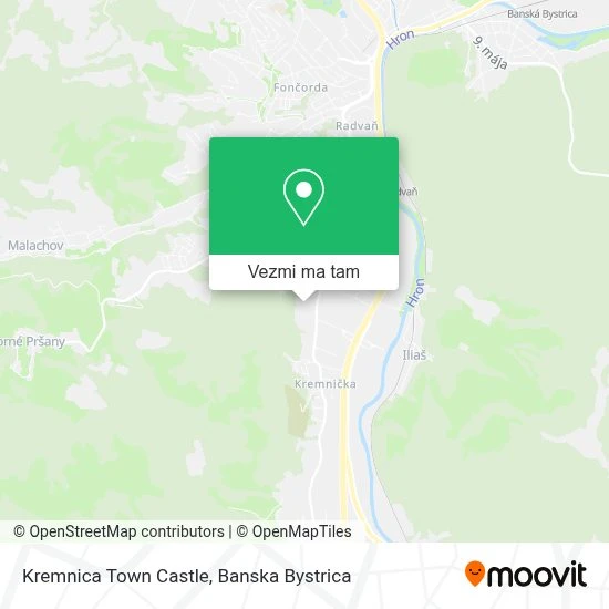 Kremnica Town Castle mapa