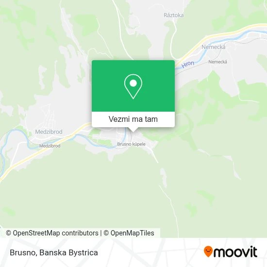 Brusno mapa