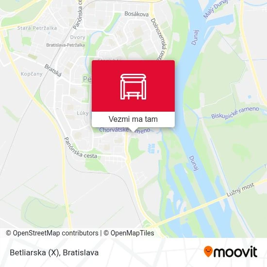 Betliarska (X) mapa