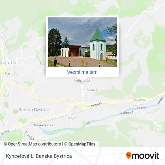 Kynceľová I. mapa
