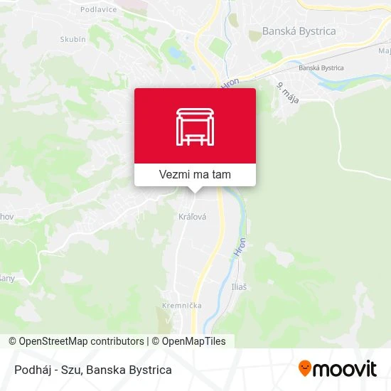 Podháj - Szu mapa