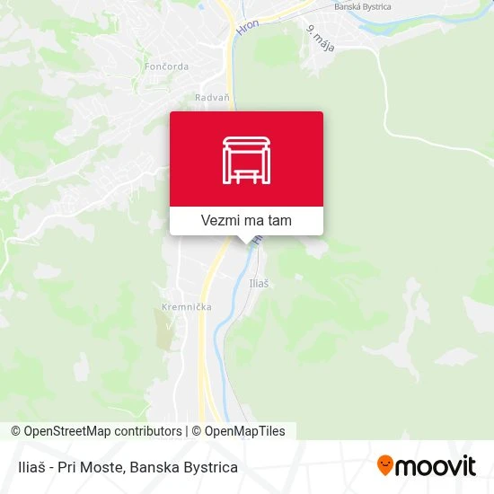 Iliaš - Pri Moste mapa