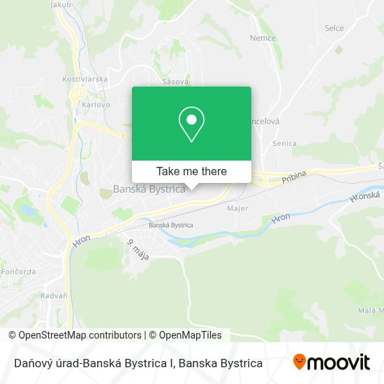 Daňový úrad-Banská Bystrica I map