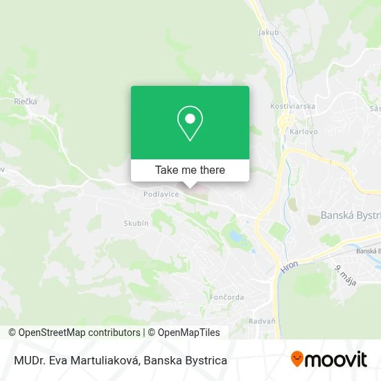 MUDr. Eva Martuliaková map