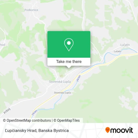 Ľupčiansky Hrad map