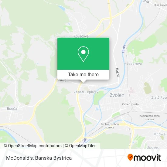 Mcdonald's map