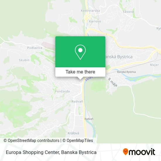 Europa Shopping Center map