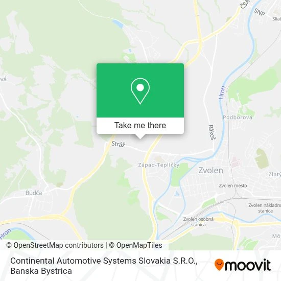 Continental Automotive Systems Slovakia S.R.O. map