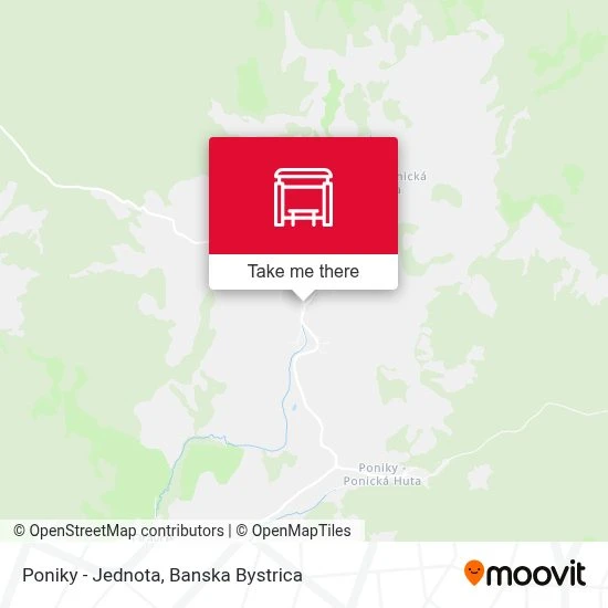 Poniky - Jednota map